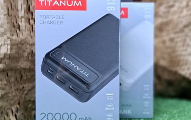Повербанк TITANUM 913 з потужністю 20 000 мА·год!