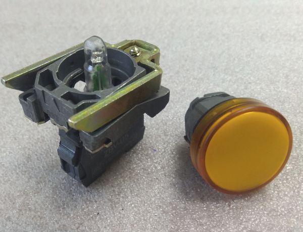 Блок световой XB4 BVB5 24V DC Telemecanique желтый(089194)