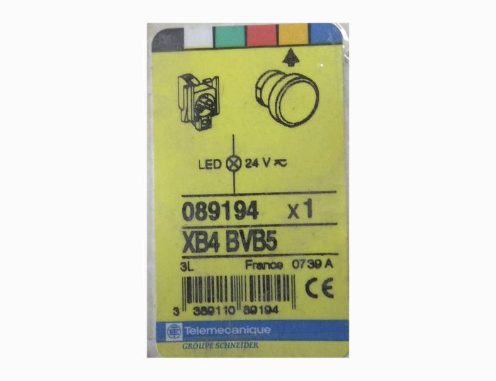 Блок световой XB4 BVB5 24V DC Telemecanique желтый(089194)