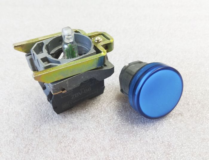 Блок световой XB4 BVB6 24V DC Telemecanique синий(011907)
