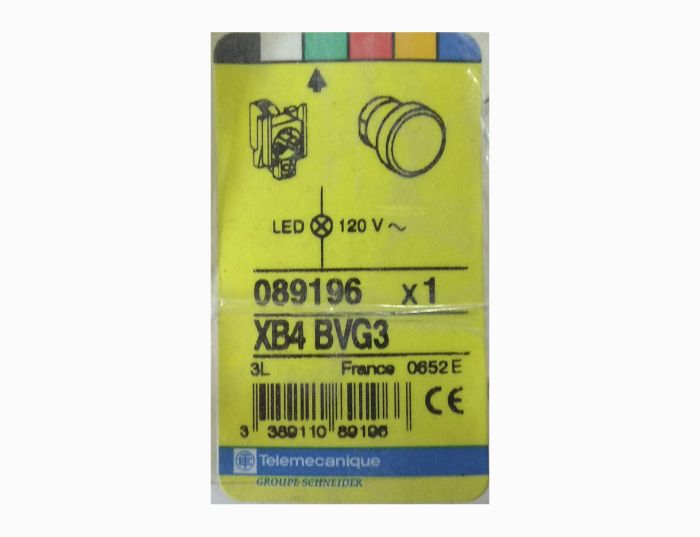 Блок световой XB4 BVG3 120V AC Telemecanique зеленый(089196)