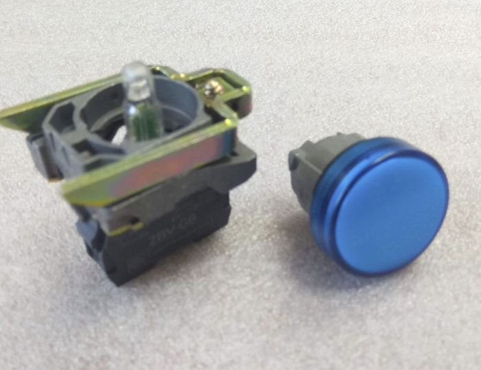 Блок световой XB4 BVG6 120V AC Telemecanique синий(016827)