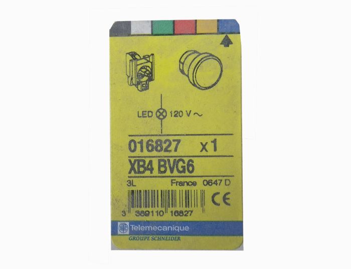 Блок световой XB4 BVG6 120V AC Telemecanique синий(016827)