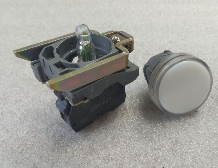 Блок световой XB4 BVM1 230V AC Telemecanique белый(089199)