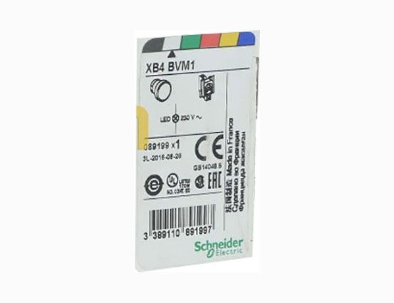 Блок световой XB4 BVM1 230V AC Telemecanique белый(089199)