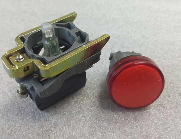 Блок световой XB4 BVM4 230V AC Telemecanique красный(089201)