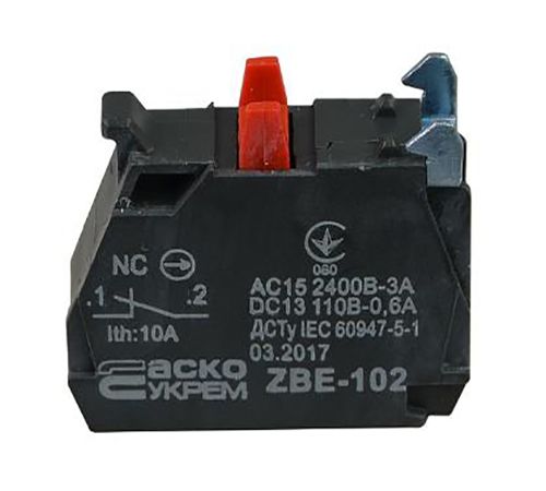 Блок-контакт ZBE 102 NC Telemecanique(088948)
