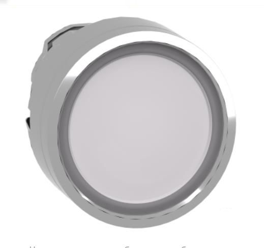 Кнопка ZB4 BA18 Telemecanique білий(088771)