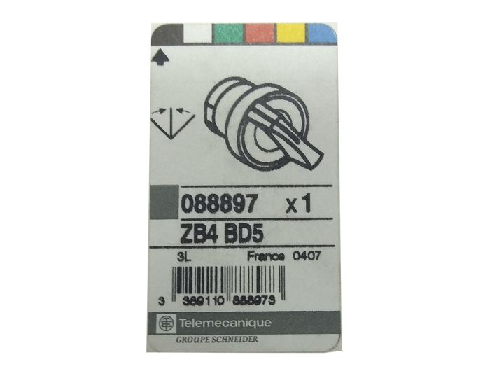 Перемикач ZB4 BD5 3 положення Telemecanique, чорний(088897)