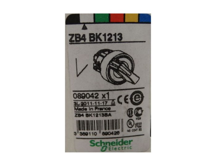 Перемикач ZB4 BK1213 2 положення Telemecanique, білий(089042)