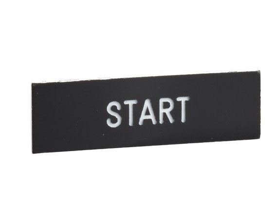 Шильдик ZBY 02303 "START" черный Telemecanique(009724)
