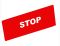 Шильдік ZBY 02304 "STOP" Telemecanique червоний(009622)