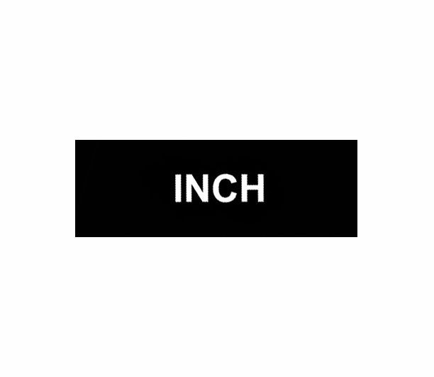 Шильдик ZBY 02321 "INCH" черный Telemecanique(009704)