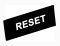 Шильдік ZBY 02322 "RESET" Telemecanique чорний(012520)