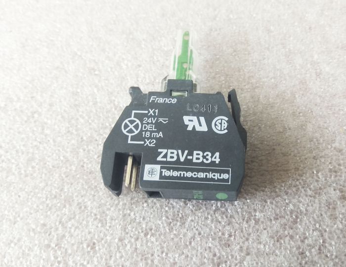 Елемент світлодіодний ZBV B34 24V DC/AC Schneider Electric зелений(009015)