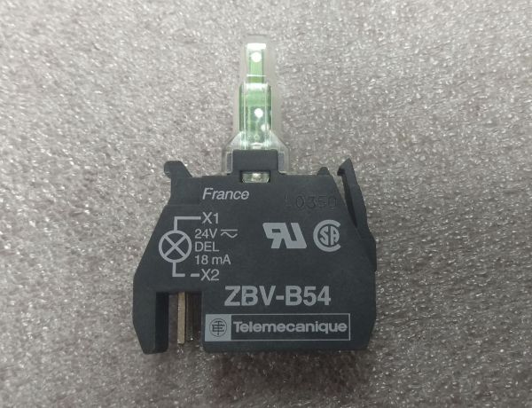 Елемент світлодіодний ZBV B54 24V DC Telemecanique жовтий(009017)