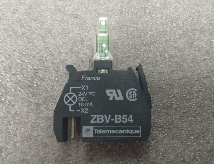 Елемент світлодіодний ZBV B54 24V DC Telemecanique жовтий(009017)