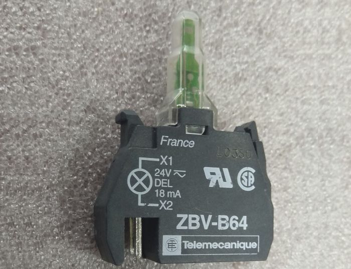 Елемент світлодіодний ZBV B64 24V DC Telemecanique синій(009018)