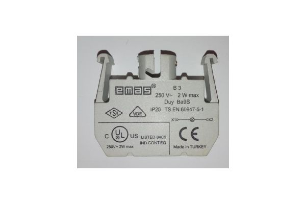 Блок-контакт В3 подсветки без лампы EMAS(B3)