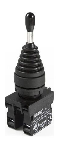 Кнопка-джойстик CP101DJ20 2-позиционая c фиксацией (2НО) - пластик IP65 EMAS(CP101DJ20)