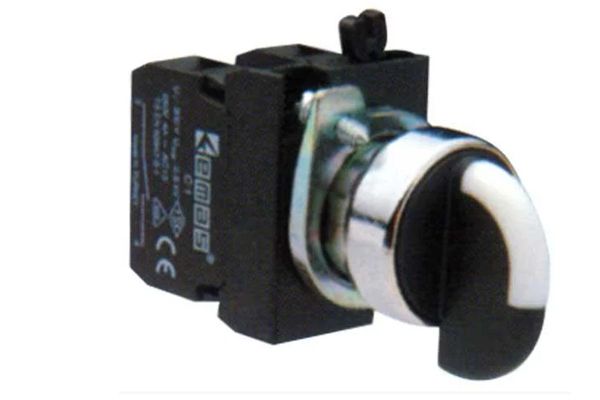 Переключатель CM101S30 2-0-1 с фиксацией (2НО) - металл IP65 EMAS(CM101S30)