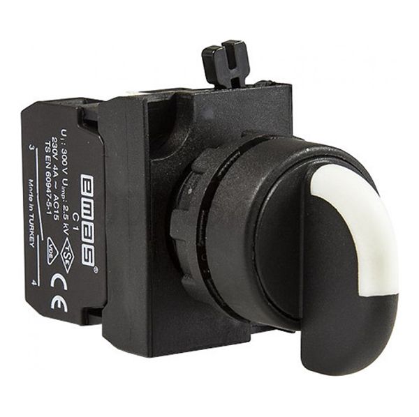 Переключатель CP101S30 2-0-1 с фиксацией (2НО) - пластик IP65 EMAS(CP101S30)