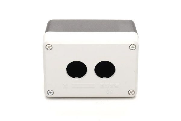 Пост 2 кноп. пустой PY2BOS черно-серый EMAS(PY2BOS)