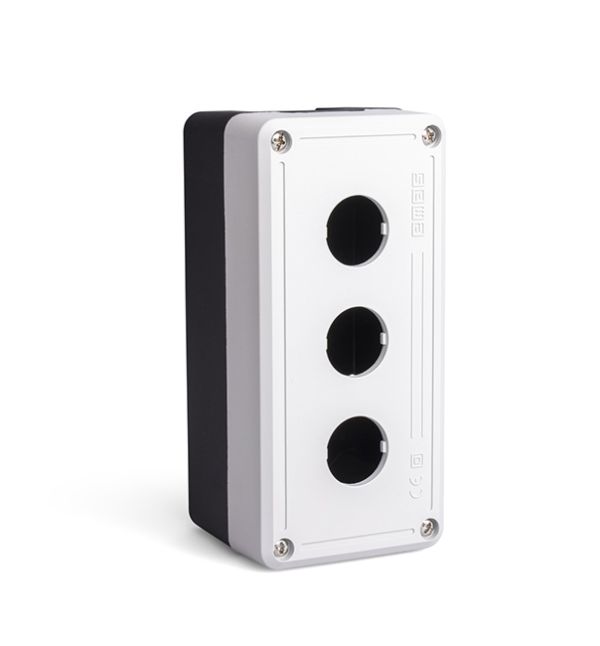 Пост 3 кноп. пустой PY3BOS черно-серый EMAS(PY3BOS)