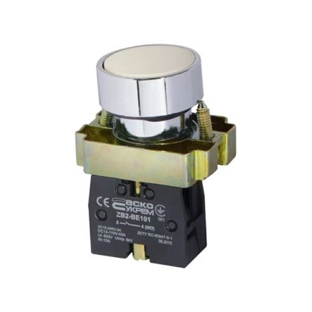 Кнопка управления XB2-BA11 белая "Старт" АСКО(A0140010061)