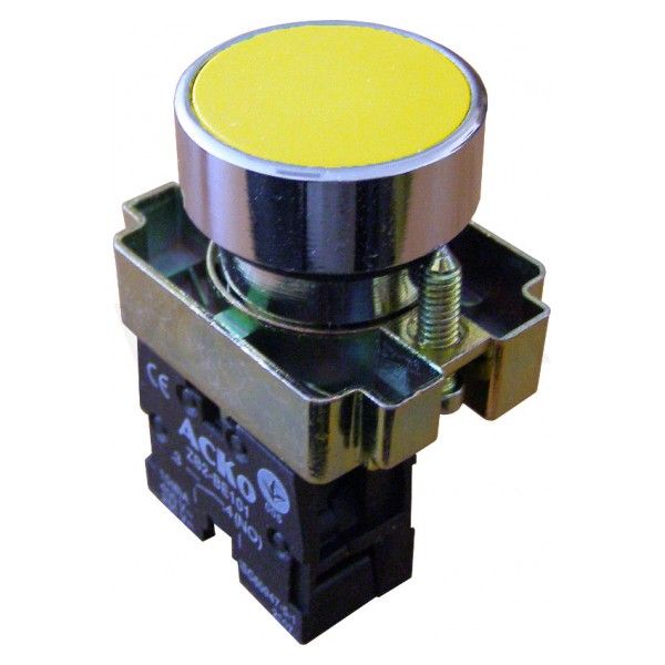 Кнопка управления XB2-BA51 желтая "Старт" АСКО(A0140010029)