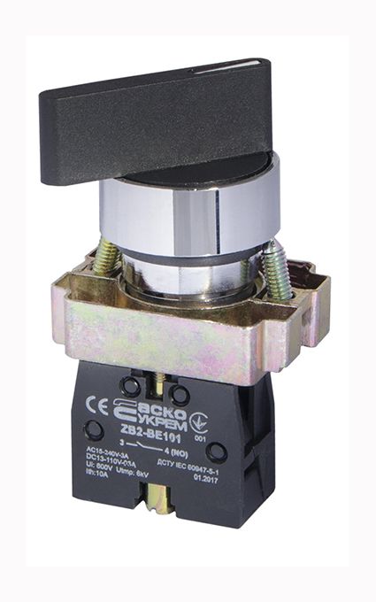 Кнопка управления XB2-BJ21  поворотный хвостовик АСКО(A0140010006)