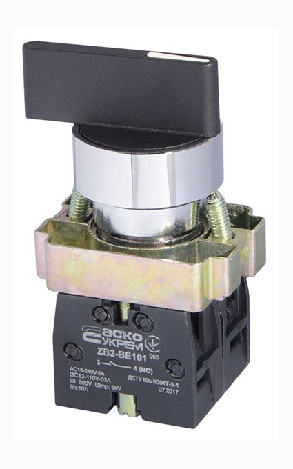 Кнопка управления XB2-BJ33 пов.хвост. 3-х поз. Удл. ручка АСКО(A0140010007)