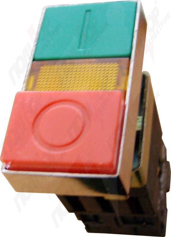 Кнопка управления XB2-BW8375 "Старт-Стоп" с подсветкой АСКО(A0140010024)