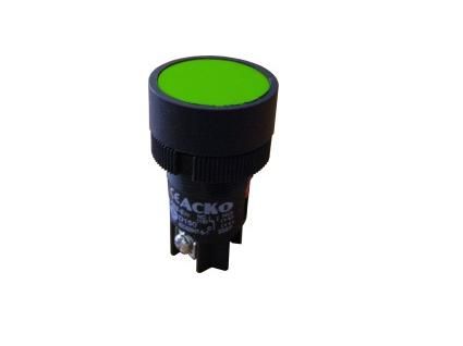 Кнопка управления XB2-EH135 "СТАРТ" зеленая с фиксацией (NO+NC) АСКО(A0140010041)