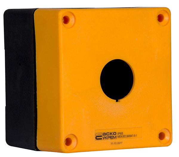 Корпус HJ9-1 н/у желтый АсКо(A0140020034)