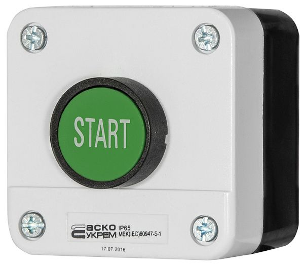Пост XAL-B103 на 1 кнопку "Старт" АСКО(A0140020001)
