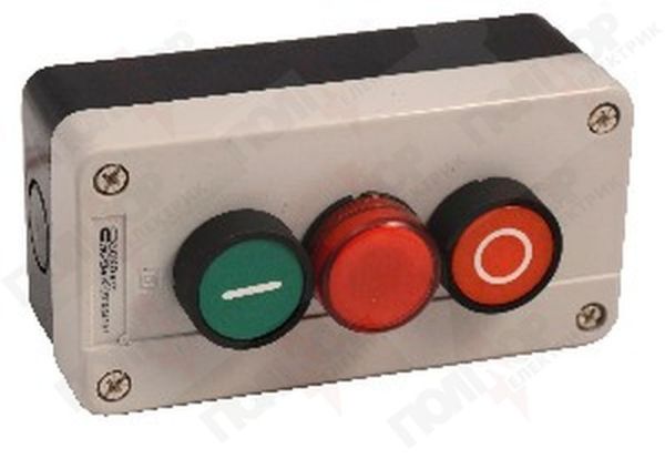 Пост XAL-B373 на 2 кнопки "Старт-Стоп- лампа" АСКО(A0140020009)