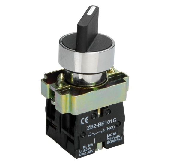 Кнопка управления LAY5-BD33 3 положения "I-0-II" стандарт ручка ИЭК(BSW60-BD-3-K02)