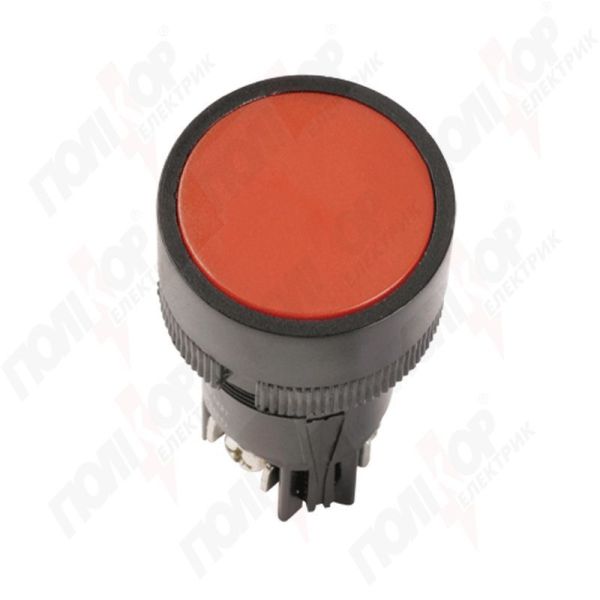 Кнопка управления SВ-7 "Стоп" красная 1р d22мм/240В  ИЭК(BBT40-SB7-K04)