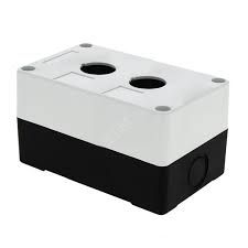 Корпус КП102 для кнопок 2 места белый ИЭК(BKP10-2-K01)