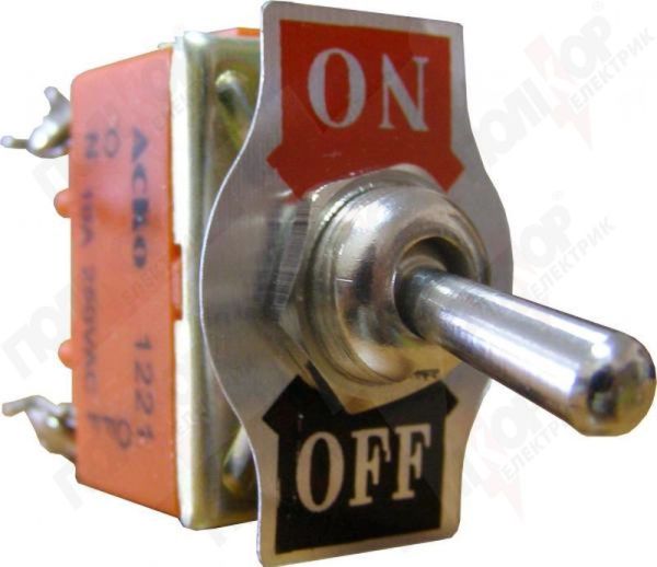 Тумблер 1221 "Вкл - Выкл", АсКо(A0140060003)