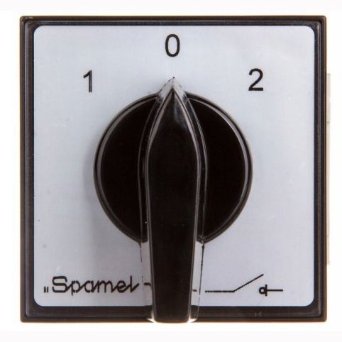Переключатель LK 25R-3.8380/S03/P03 У 1-0-2 3 пол. 25А Spamel(LK25R-3.8380/S03)