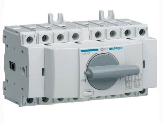 Переключатель модульный трехпозиц. HIM404 I-0-II до 16мм2, 4п 40А(HIM404)