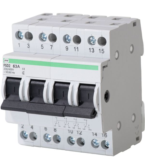 Переключатель трехпозиционный FSD2 4P 63A 1-0-2 Промфактор(FSD24063)