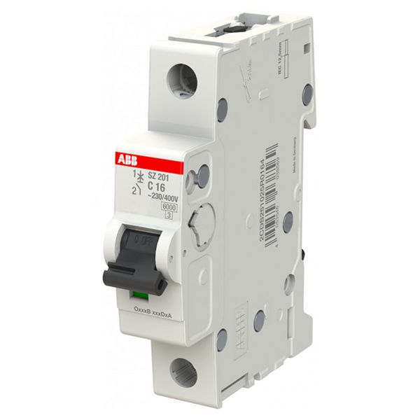 Вимикач автоматичний SZ201-C16 6кА ABB(2CDS251025R0164)