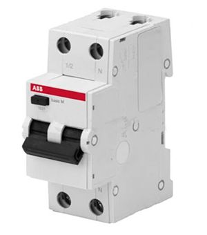 Диф. автомат BASIC M BMR415C20 1P+N/20A/30мА АС, 4,5 кА ABB(2CSR645041R1204)