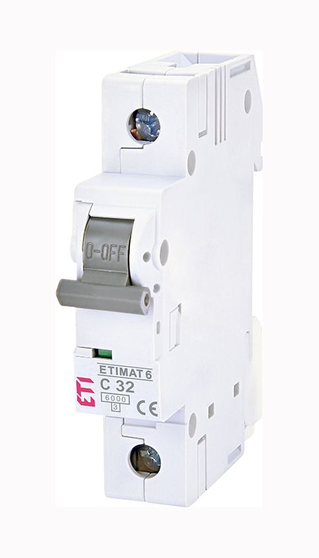 Вимикач автоматичний ETIMAT 6 1p/C32A 6 kA  ETI(2141519)