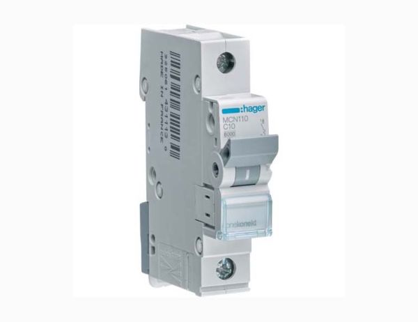 Вимикач автоматичний Hager MCN110, 1р/10А(MCN110)