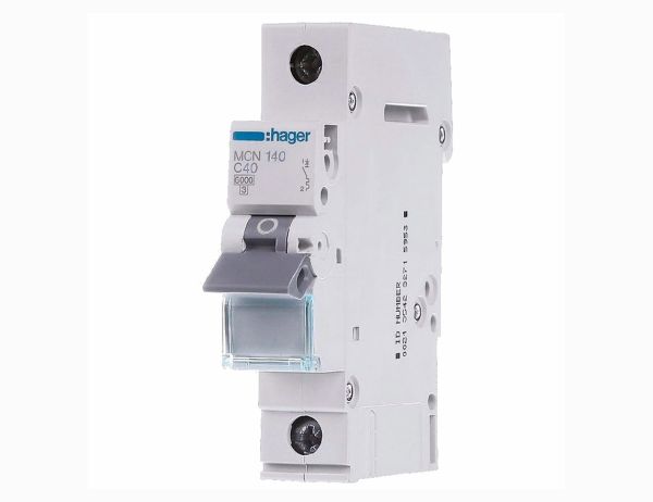 Вимикач автоматичний Hager MCN140, 1р/40А(MCN140)