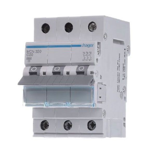 Вимикач автоматичний Hager MCN320, 3р/20(MCN320)